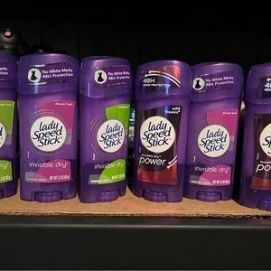 Ladies speed stick set of six